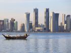 Dhow and Doha skyline