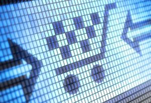 E-commerce internet retail shopping cart