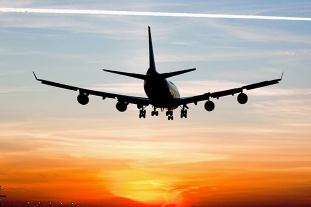 Aircraft Boeing 747 Landing Sunrise_News 619x413